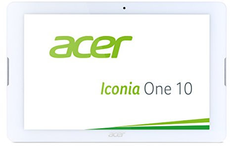Acer Iconia One 10 (B3-A20) 25,7 cm (10,1 Zoll HD Touch IPS) Media Tablet (1,3 GHz Quad-Core, 16 GB, 1 GB RAM, GPS, Bluetooth, MicroSD, MicroUSB, WLAN, Android 5.1, Multi-Touch) weiß