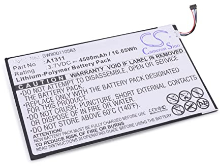 vhbw 1x Akku kompatibel mit Acer A1-830 Tablet Pad (4500 mAh, 3,7 V, Li-Polymer) - Ersatz für A1311