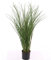 Künstliches Schilfgras 80cm hoch mit UV-Schutz - Outdoor Ziergras Kunstgras im Topf