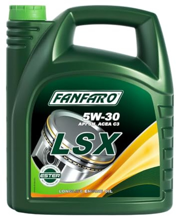 FANFARO Motoröl 5W-30 Expert Line Motor Öl ACEA C3 API SN LSX 5L Kompatibel mit VW Golf 7 Schrägheck 5G1, BQ1, BE1, BE2 Golf 4 Schrägheck 1J1 Golf 6 5K1 Golf 5 Schrägheck 1K1 POLO 9N
