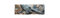 3D Rückwand 100x40 Aquariumrückwand Amazonas