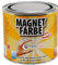 Magnetfarbe - Magnetische wandfarbe - 0,5 Liter - für eine Fläche von 1,5m² - 5m² - Farbe für die Wand wirkt magnethaftend - Grundfarbe kann nach Trocknung beliebig überstrichen und gestaltet werden