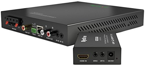 WyreStorm HDMI over CAT5/6 HDBaseT Extender Set with Integrated 2.1 Audio Amplifer Kit (70m/230ft)