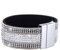 Morella Damenarmband Glitzerarmband mit Zirkoniasteinen und Magnetverschluss weiß