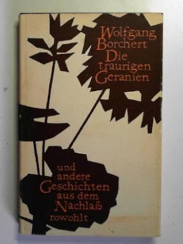 Die traurigen Geranien