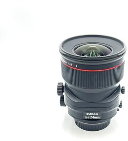 Canon TS-E 24mm f/3.5L II - Objetivo (16/11, Tilt-Shift, Manual, 88.5 mm, 82 mm, 106.9 mm) Negro