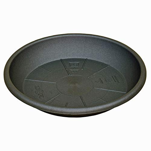 Euro3Plast 1479.62 Untersetzer Medea Durchmesser 28 cm, anthrazit, Schwarz, Grau