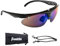Franklin Sports MLB - Flip Up Baseball + Softball Sonnenbrille für Kinder + Erwachsene - Leichte Sport-Sonnenbrille für UV-Schutz, Schwarz