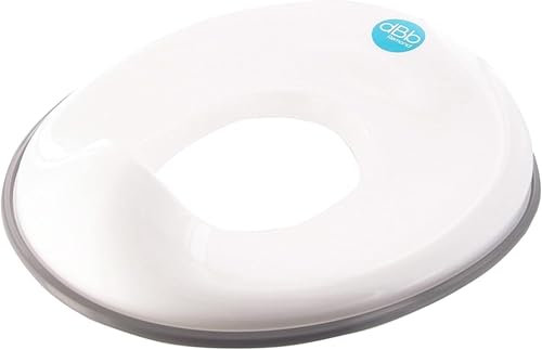 dBb Remond Réducteur Toilette Enfant - Adaptateur de Toilettes Enfant - Réducteur WC - Pourtour antidérapant - Anneau d’accrochage - Apprentissage de la propreté - Blanc