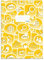 HERMA Heftschoner ´Social Icons´, DIN A4, aus PP, gelb