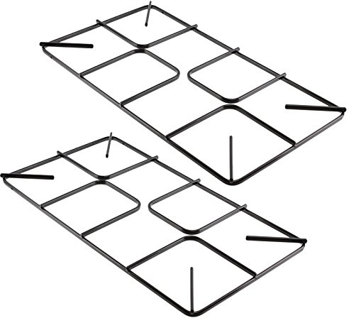 SPARES2GO Rejilla de soporte universal para horno y cocina de gas (2 unidades, 450 mm x 220 mm, pequeña)