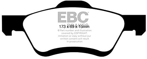 EBC Brakes DP61709 Greenstuff Bremsbeläge