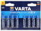 VARTA Lot de 6 Blisters de 8 Piles High Energy 4906 AA Mignon LR6