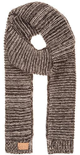 berydale zweifarbiger Strickschal mit Bündchen, Damen, Braun/Beige, Einheitsgröße
