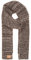 berydale zweifarbiger Strickschal mit Bündchen, Damen, Braun/Beige, Einheitsgröße
