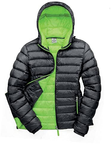 Ergebnis Damen r194 F Urban Snow Bird Kapuzenjacke, Damen, R194F, schwarz/Lime, X-Large/Size 16