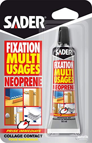 Sader Colle Fixation Néoprène Multi-Usages - Tube 55 ml