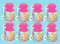 Oh So Fabulous Another Year Fab 10.25 Square Plates (8) Happy Birthday Zebra Party by Amscan