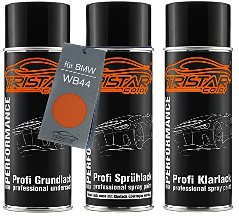 TRISTARcolor Autolack Spraydosen für BMW WB44 Valencia Orange Metallic +1K