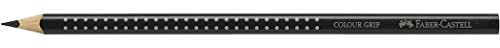 Faber Castell 112499 Buntstift Colour Grip, Schwarz
