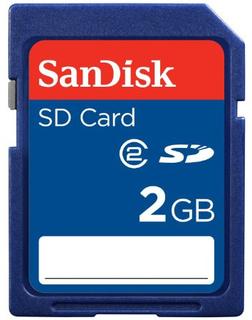 SanDisk Secure Digital (SD) 2GB Speicherkarte