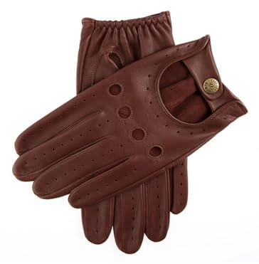 Dents Mens Leather Driving Gloves 5-1011 Small English Tan