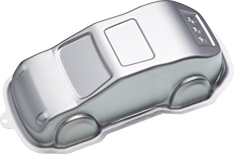 KitchenCraft Sweetly Does It Auto-Kuchenform, Aluminium-Kuchenform, 31,7 x 22,4 x 5cm, 1 Stück, Silber
