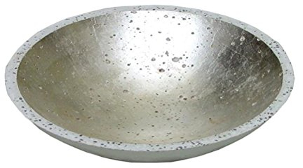 Design Mini - Schale aus Beton und Silber, verschiedene Ausführungen (schmaler Rand)