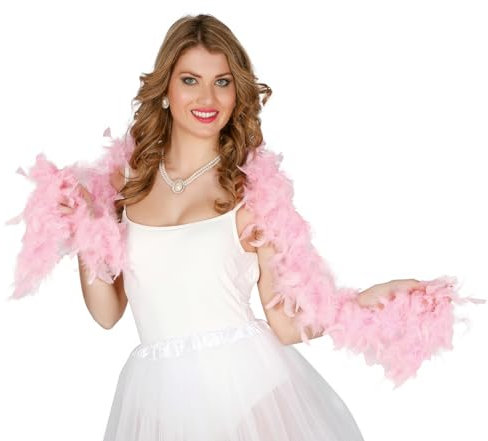 FIESTAS GUIRCA GUI16346 - Boa mit pinken Federn, 1.80 m (40 Gramm)