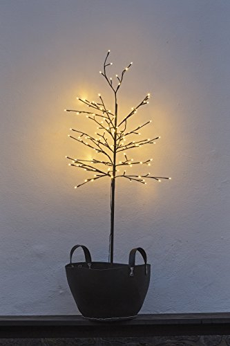 Sirius LED Baum Noah 160 LED warmweiß 150 cm hoch braun für Außen geeignet