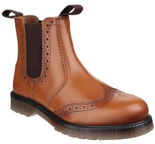 Amblers Dalby Pull On Brogue Boot