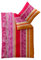 aqua-textil Concept Bettwäsche 200 x 220 cm 3teilig Mikrofaser Bettbezug Peggy Streifen rot pink orange