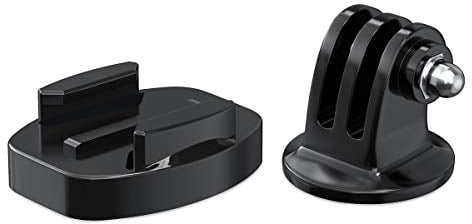 Sametop Tripod Mount Adapter + Quick Release Tripod Mount Compatible with GoPro Hero 13, 12, 11, 10, 9, 8, 7, 6, 5, 4, Session, 3+, 3, 2, 1, Hero(2018), Fusion, Max Cameras