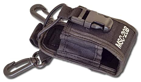 vhbw Tasche Typ MSC-20B für Diverse Funkgeräte - 75 x 65 x 120 mm, Schwarz