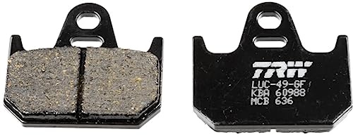 TRW MCB636 Organic Allround Bremsbelagsatz für Yamaha Motorcycles TZ 1990 - Hinterachse