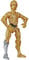 Star Wars Galaxy of Adventures C-3PO Toy 5-inch Scale Action Figure with Fun Droid Demolition Feature, Toys for Kids Ages 4 and Up