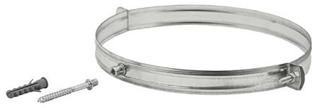 UTILFER Collare Fascetta Murale Acciaio Inox - Canne Fumarie - 200