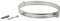 UTILFER Collare Fascetta Murale Acciaio Inox - Canne Fumarie - 200