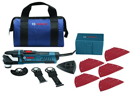 Bosch StarlockPlus Oscillating Multi-Tool Kit with Snap-In Blade Attachment GOP40-30B