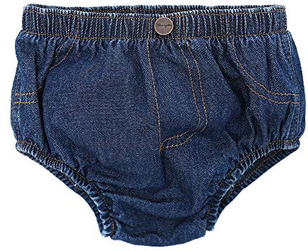 Wrangler Infant Diaper Cover, Lightweight Denim, 12 Months