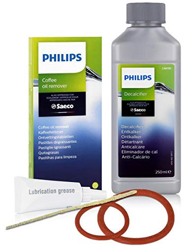 Reinigungs / Pflege - Set von Saeco für Kaffeevollautomaten, Kaffeeautomaten( komplett, 1 Flaschen Saeco )