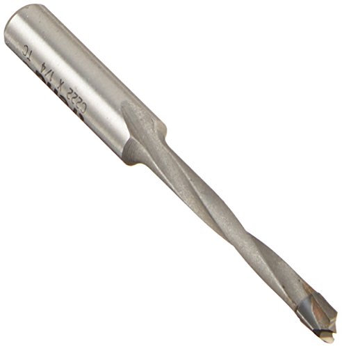 Trend CraftPro Dowel Drill Router Cutter Bit, 1/4 Inch Shank, 4mm Cut Diameter & 30mm Cut Length, Tungsten Carbide Tipped, C222X1/4TC