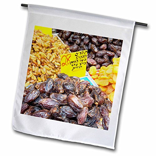 3dRose FL_73366_1 Israel, Jerusalem, Mahane Yehuda Market Fruits AS14 JME0111 John und Lisa Merrill Gartenflagge, 30,5 x 45,7 cm