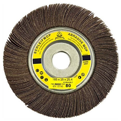 Klingspor 221591 SM 611 W, Lamellenschleifscheiben, 165x25x25,4, 180, 5 Stück