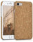 kwmobile Schutzhülle kompatibel mit Apple iPhone SE (2022) / iPhone SE (2020) / iPhone 8 / iPhone 7 - Hülle Kork - Handyhülle - Handy Case Cover Hellbraun