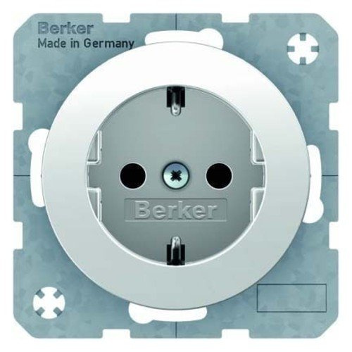 SCHUKO-Steckdose pows/gl 41432089 4011334366614 Berker