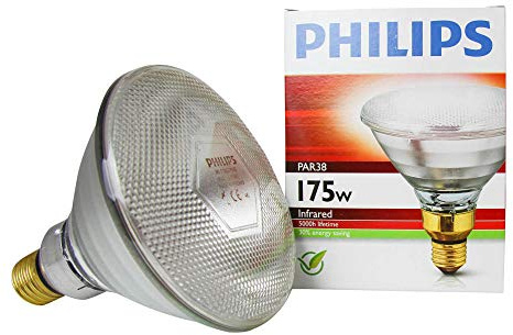 BOMBILLA PAR INFRARROJOS - 175W ENERGY SAVER - E27 - BLANCA (TERAPEUTICA) - PHILIPS