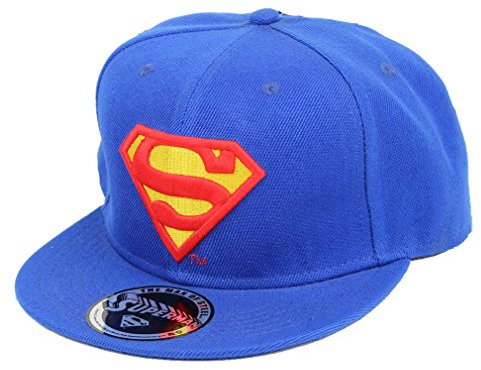 DC Comics Herren Superman Baseball Cap - Classic Logo Herren Snapback Cap Blau