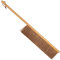 Redecker - Auto Kehrbesen mit Lederband, Weiß, Kokosnussborsten, Buchenholzstiel, inkl. Kehrschaufel, für Fahrzeuge & Outdoor, 65 cm