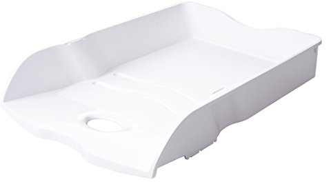 HAN Briefablage LOOP - 6 STÜCK, variabel stapelbare Briefablage. Der absolute Blickfang für jeden Schreibtisch. Für Formate bis DIN A4/C4, weiß, 10290-12